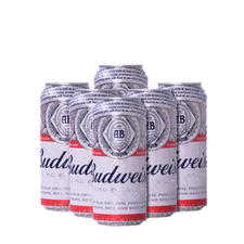 6 Budweiser 473ml