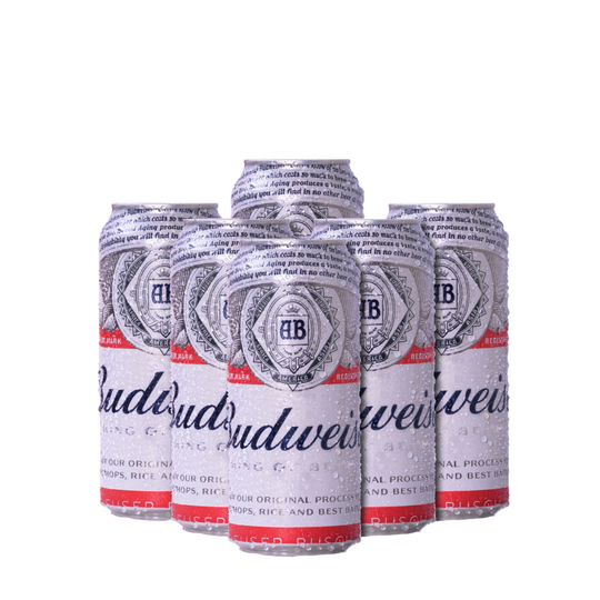 6 Budweiser 473ml