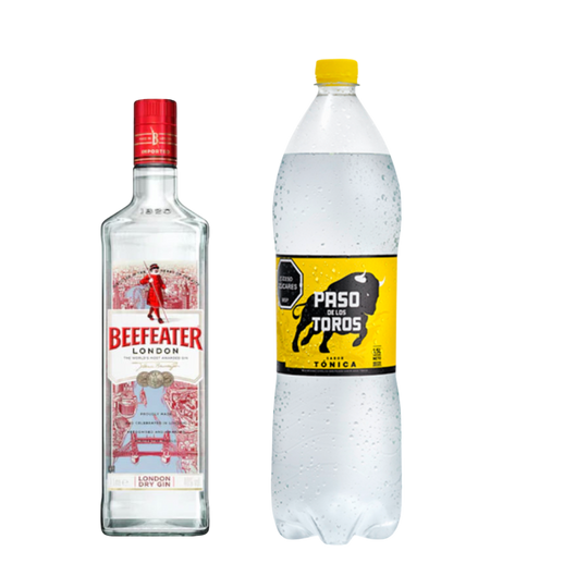 Gin Beefeater 750ml + Tónica PDT 1.5 Regular o Sin Azúcar