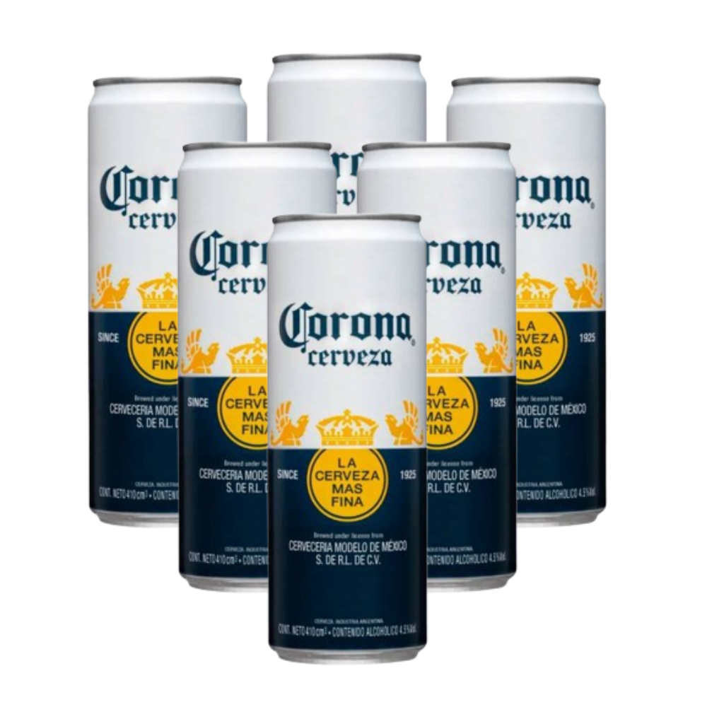 Corona lata 410ml lleve 6 pague 5