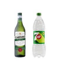 Vermouth Carpano Bianco 950ml + 7UP 1.5LT