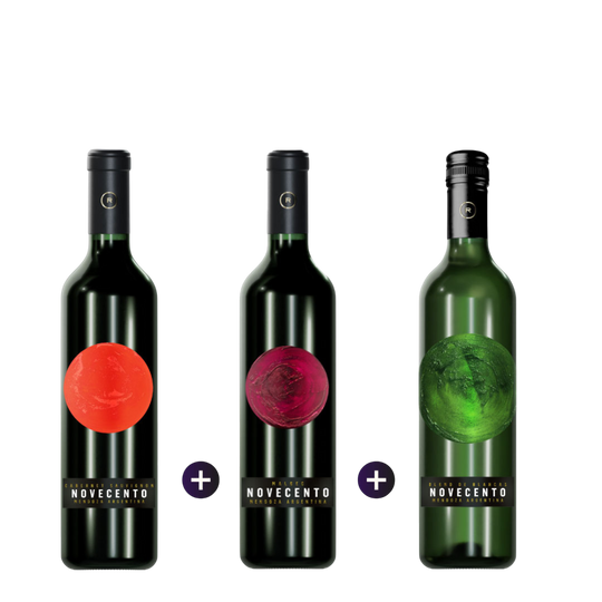 3 Variedades vino Novecento