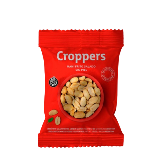Mani pelado con sal Croppers 100gr