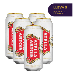 Stella Artois 473ml Lleva 5 Paga 4