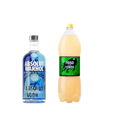 Vodka Absolut 750ml +PDT Pomelo 2lt Regular o Light