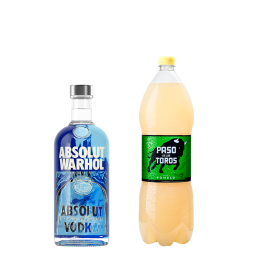Vodka Absolut 750ml +PDT Pomelo 2lt Regular o Light