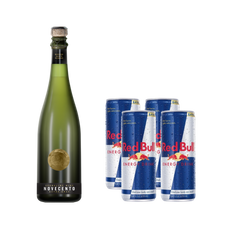 4 Red Bull 250ml + Espumante NovecentoExtra Brut 750