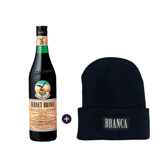 Fernet 750ml + Gorro de Lana Branca
