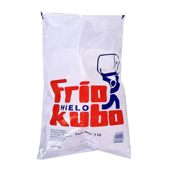 Hielo Frio Kubo Bolsa 3Kg