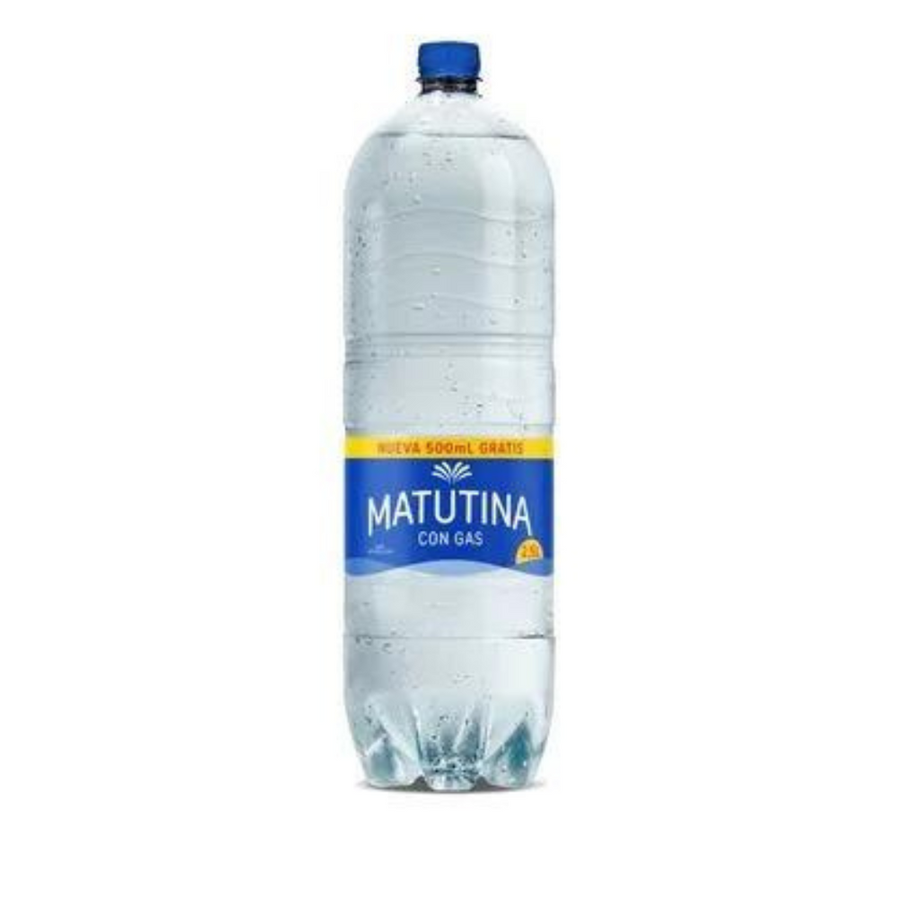 Agua Matutina con gas 2.5L
