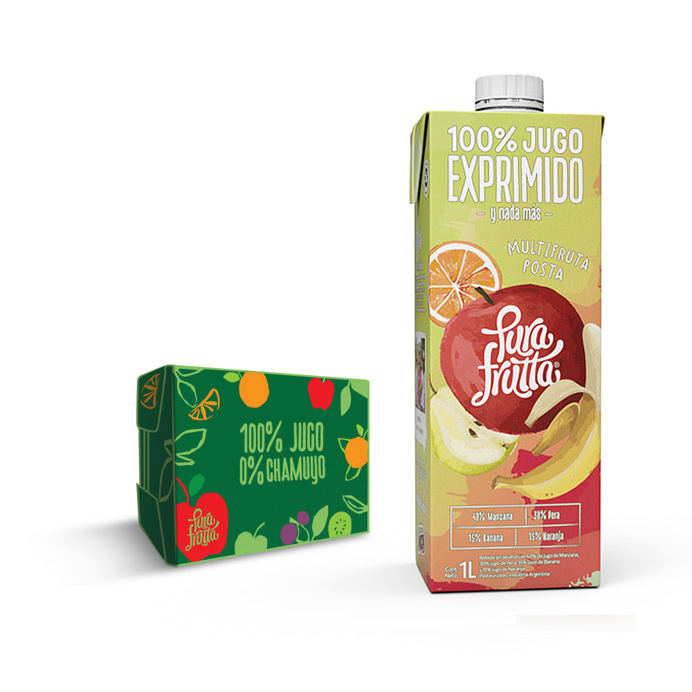 Jugo Natural Pura Frutta Multifruta 1L