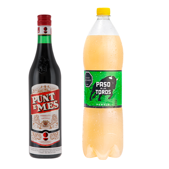 Vermouth Punt E Mes 750ml + Pomelo PDT 1.5 Regular o Sin Azúcar