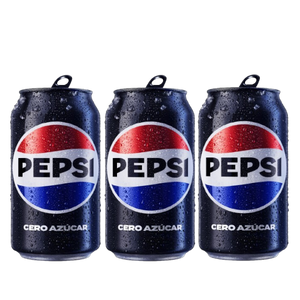 3 x $90  Pepsi Black lata 354