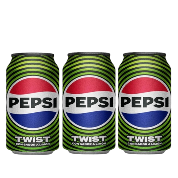 3 x $90  Pepsi Twist lata 354
