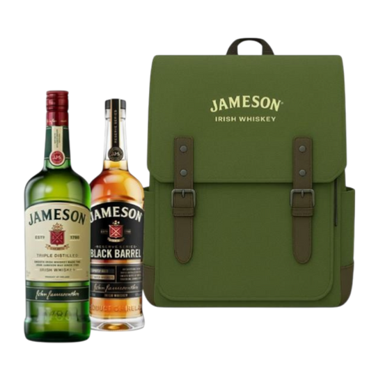 Jameson 1L + Jameson Black Barrel 750ml + mochila