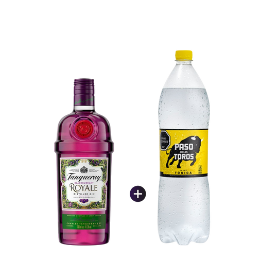 Tanqueray Dark Royal 700ML + Tónica PDT 1.5 Regular o Sin Azucar