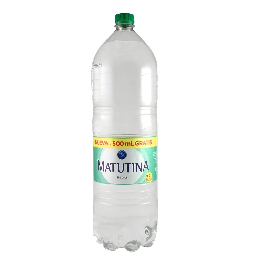 Agua Matutina sin gas 2.5L