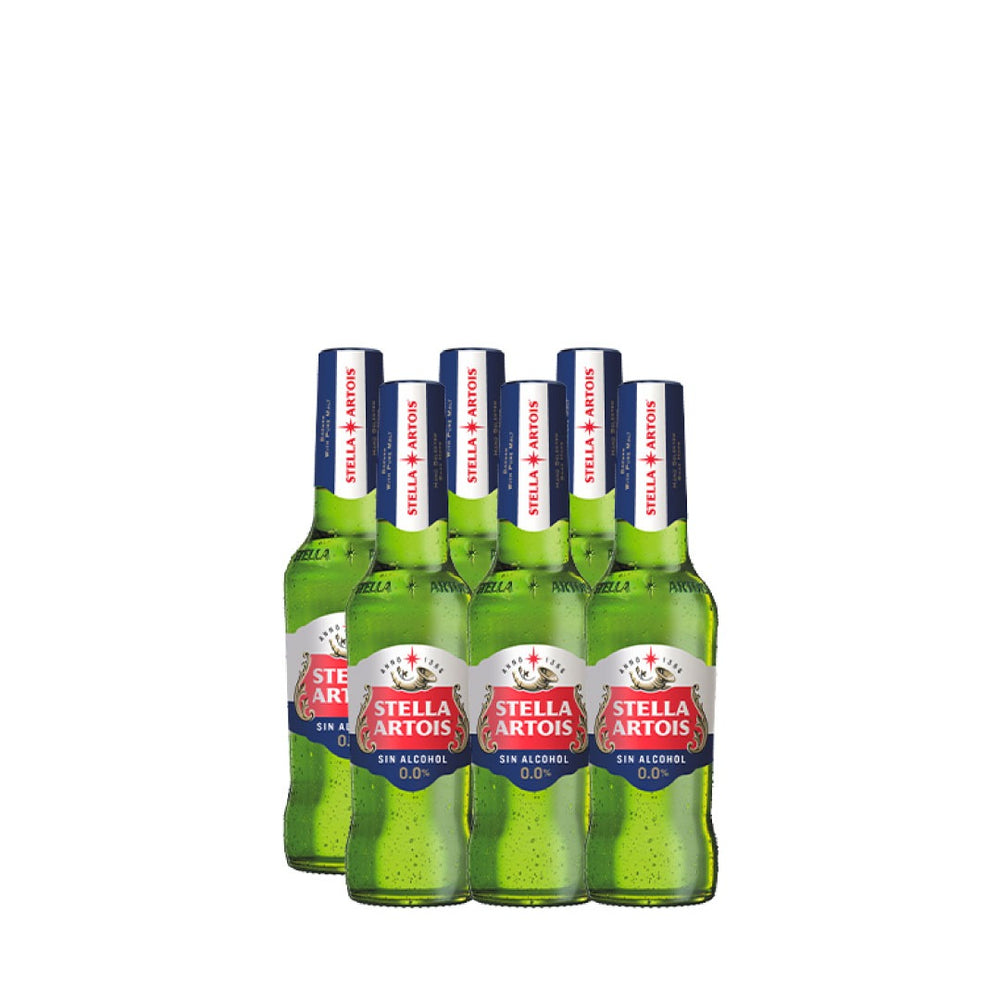 Stella Artois 0.0 330 Sin Alcohol 6x4 unidades