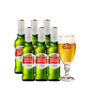 Stella Artois 330 x 6 + Cáliz 500ml