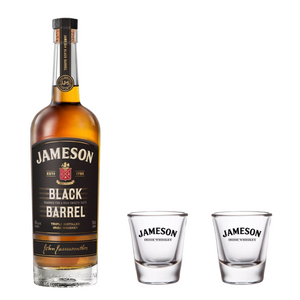 Jameson Black Barrel 750ml + 2 shot Jameson