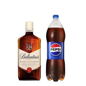 Ballantines 1lt + Pepsi 2lt Regular o Black