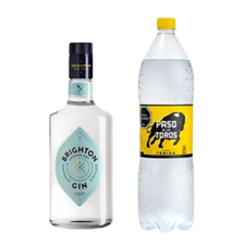 Gin Brighton 700ml + Tónica PDT 1.5 Regular o Sin azúcar