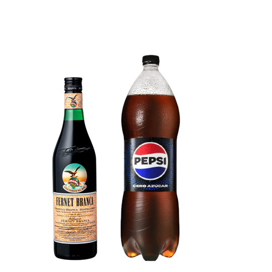 1 Fernet Branca 750ml + 1 Pepsi Black 2 L