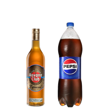 Havana Club Añejo Especial 750ml + Pepsi Regular o Black 2lt