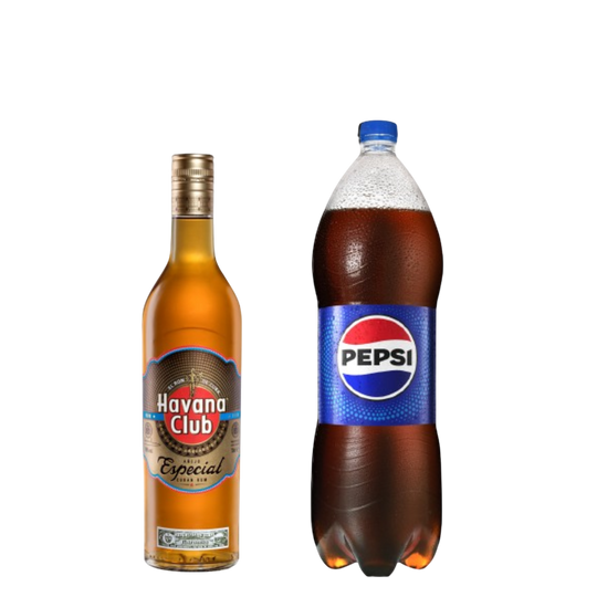 Havana Club Añejo Especial 750ml + Pepsi Regular o Black 2lt