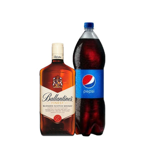 Ballantine's 1lt + Pepsi 2lt Regular o Black