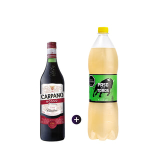 Vermouth Carpano Rosso 950ml + Pomelo PDT 2LT