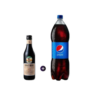 Fernet branca 450ml + Pepsi regular o black 2LT