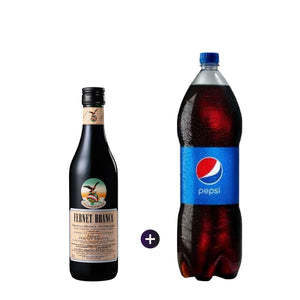 1 Fernet Branca 750ml + 1 Pepsi Regular 2 L