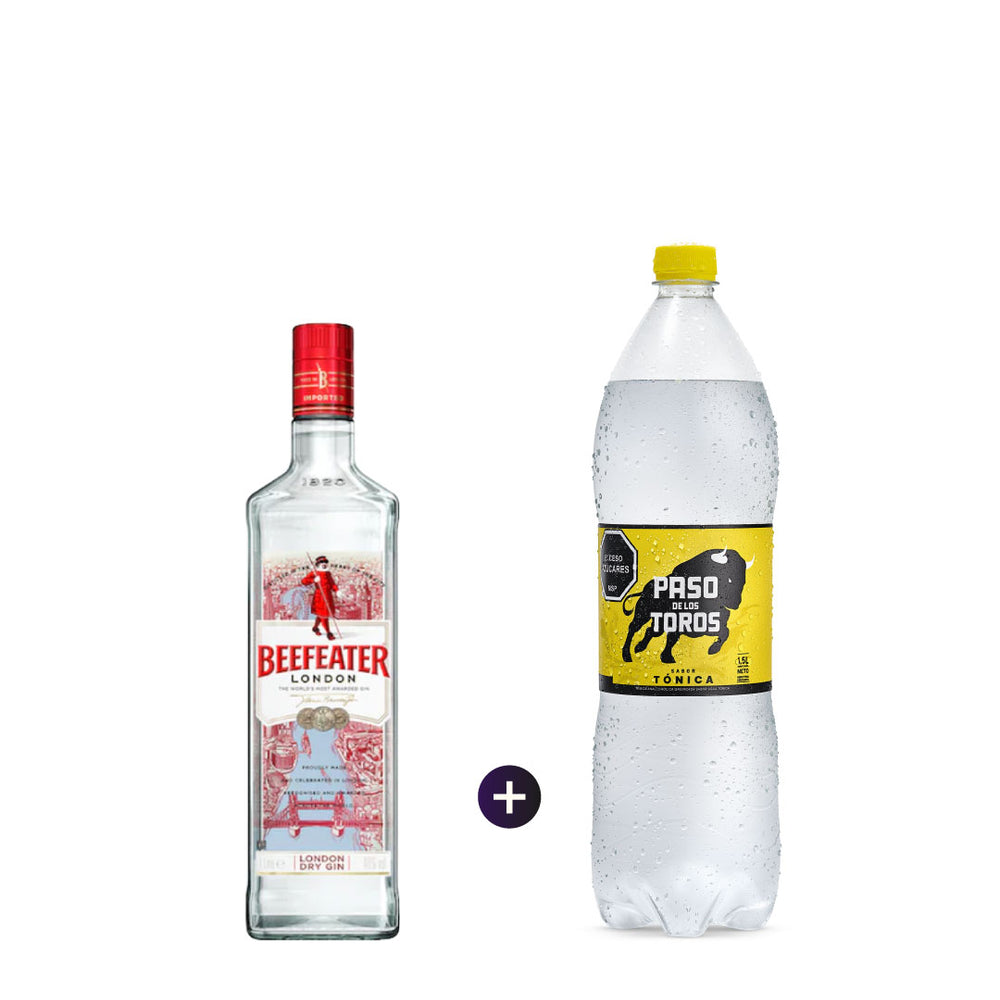 Gin Beefeater 750ml + Tonica PDT 1.5