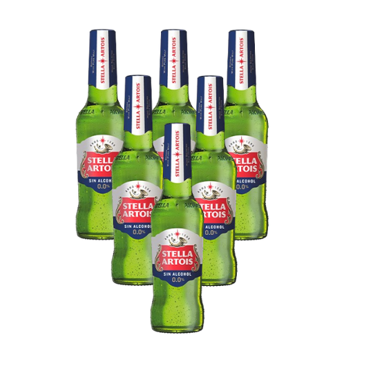 lleva 6 paga 5 Stella Artois 0.0 330 Sin Alcohol