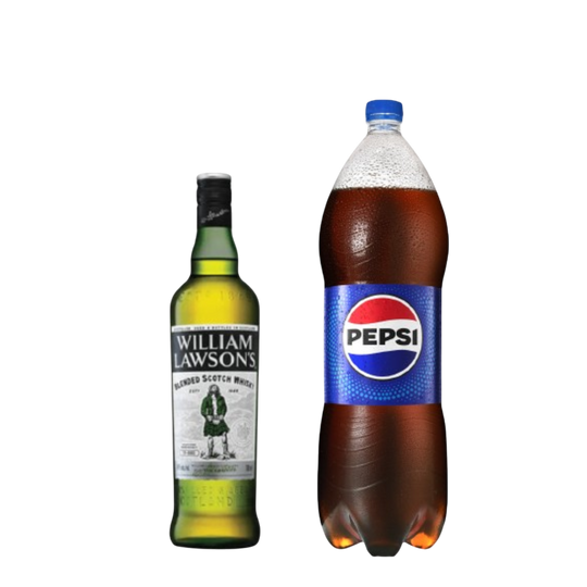 William Lawson's 1 L + Pepsi regular o Black o pomelo PDT 2.0LT