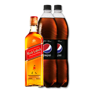Johnnie Walker Red 500ml + 2x1 Pepsi black 1.5ml