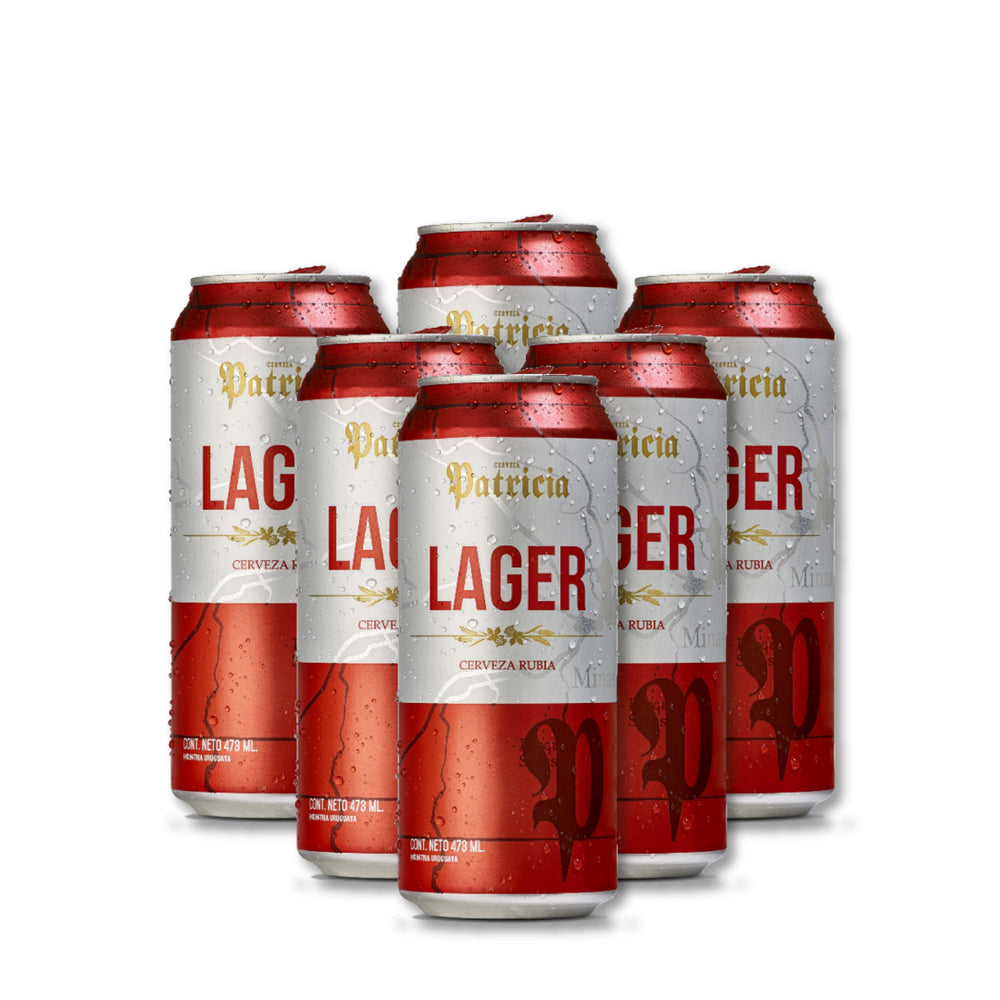 6 Patricia lager 473ml
